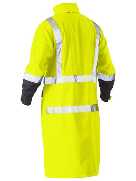 Bisley Taped Hi Vis Long Rain Coat - (BJ6961T)