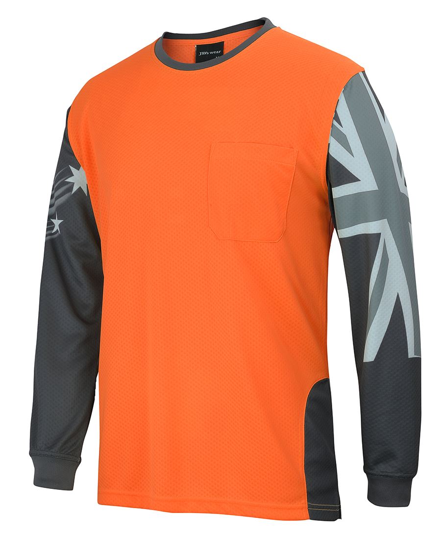 JB's Hi Vis L/S Southern Cross Tee (6HSCT)