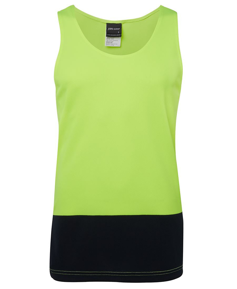 Jb's Hi Vis Traditional Singlet - Adults (6HTS)