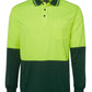 JB's Hi Vis Long Sleeve Trad Polo - Adults (6HVPL)