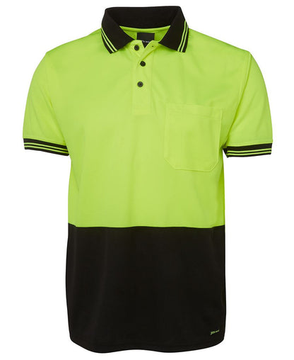 Jb's Hi Vis Short Sleeve Traditional Polo - Adults (6HVPS)