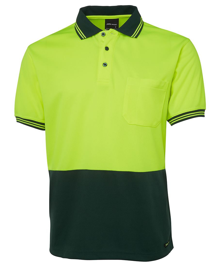 Jb's Hi Vis Short Sleeve Traditional Polo - Adults (6HVPS)