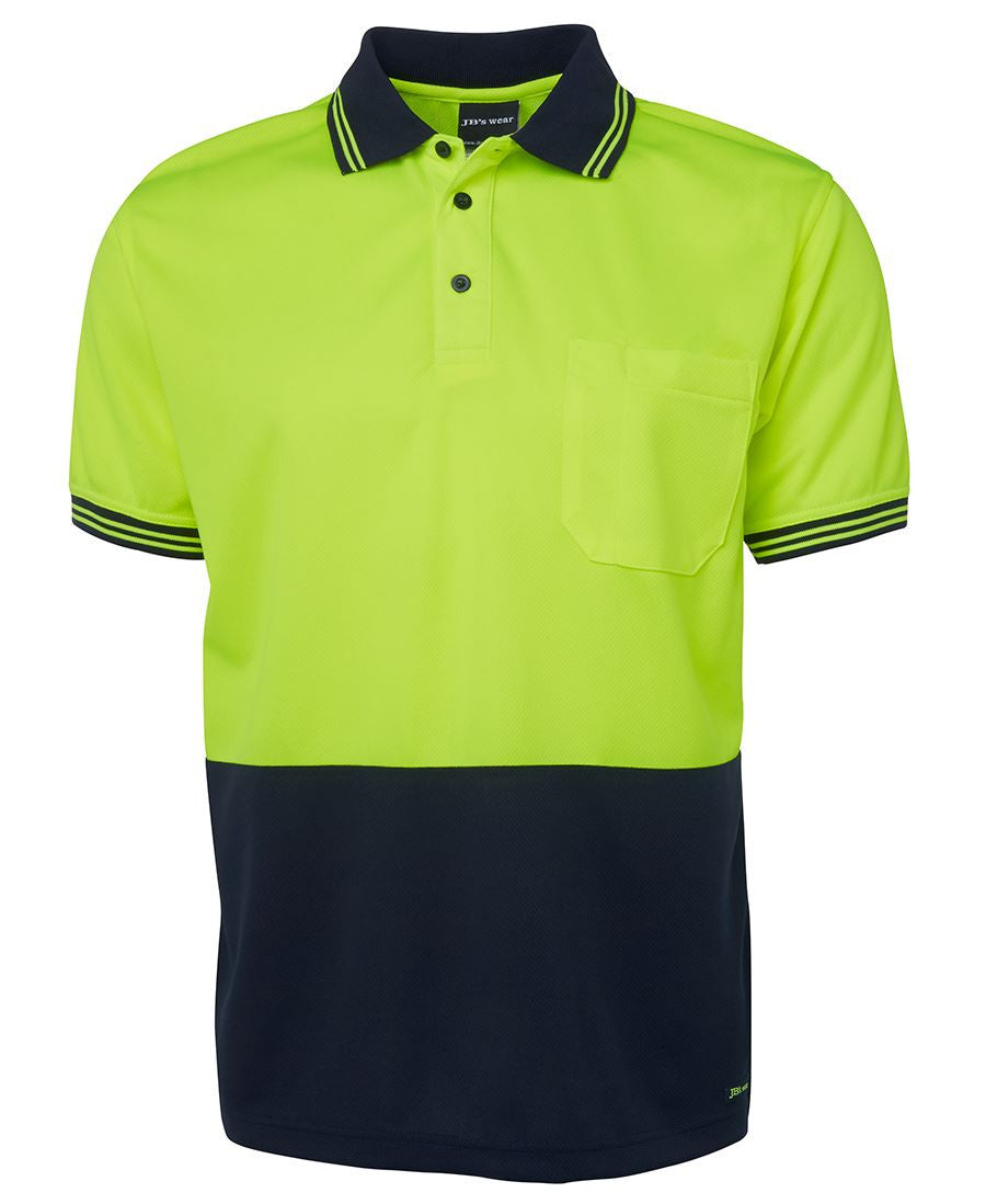 Jb's Hi Vis Short Sleeve Traditional Polo - Adults (6HVPS)