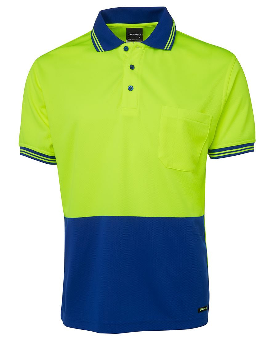 Jb's Hi Vis Short Sleeve Traditional Polo - Adults (6HVPS)