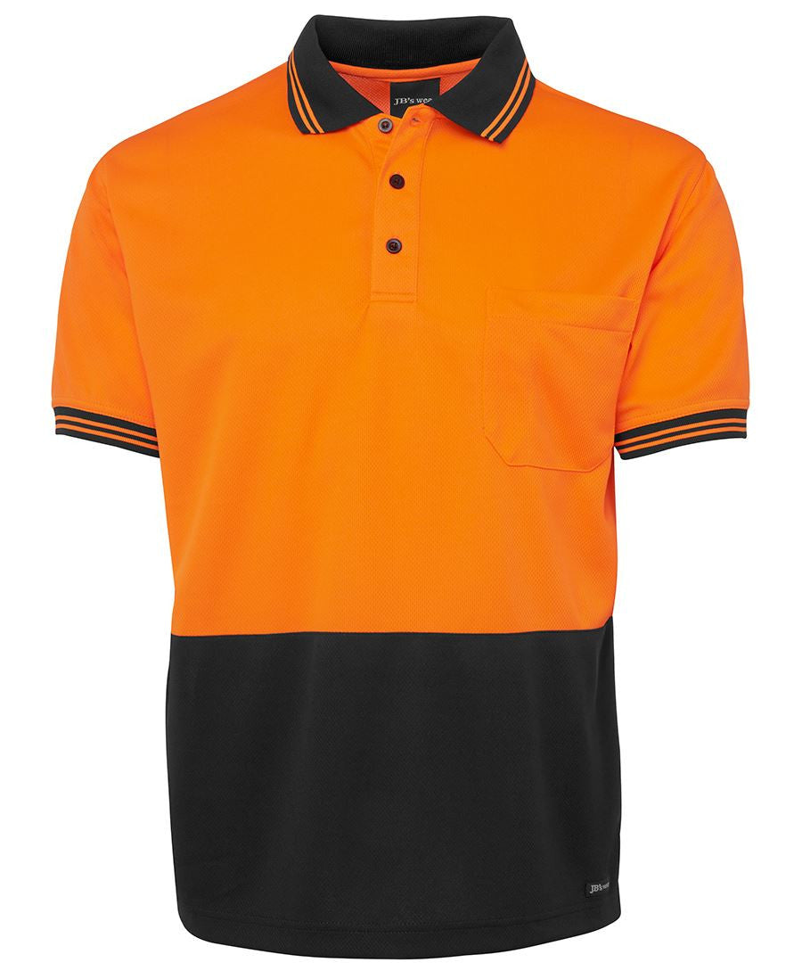 Jb's Hi Vis Short Sleeve Traditional Polo - Adults (6HVPS)