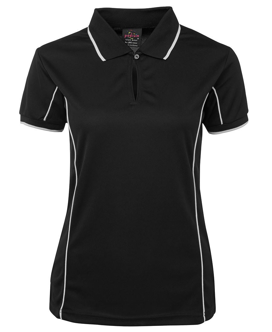 JB's Podium Ladies Piping Polo  (3rd  4 colour)-(7LPI)