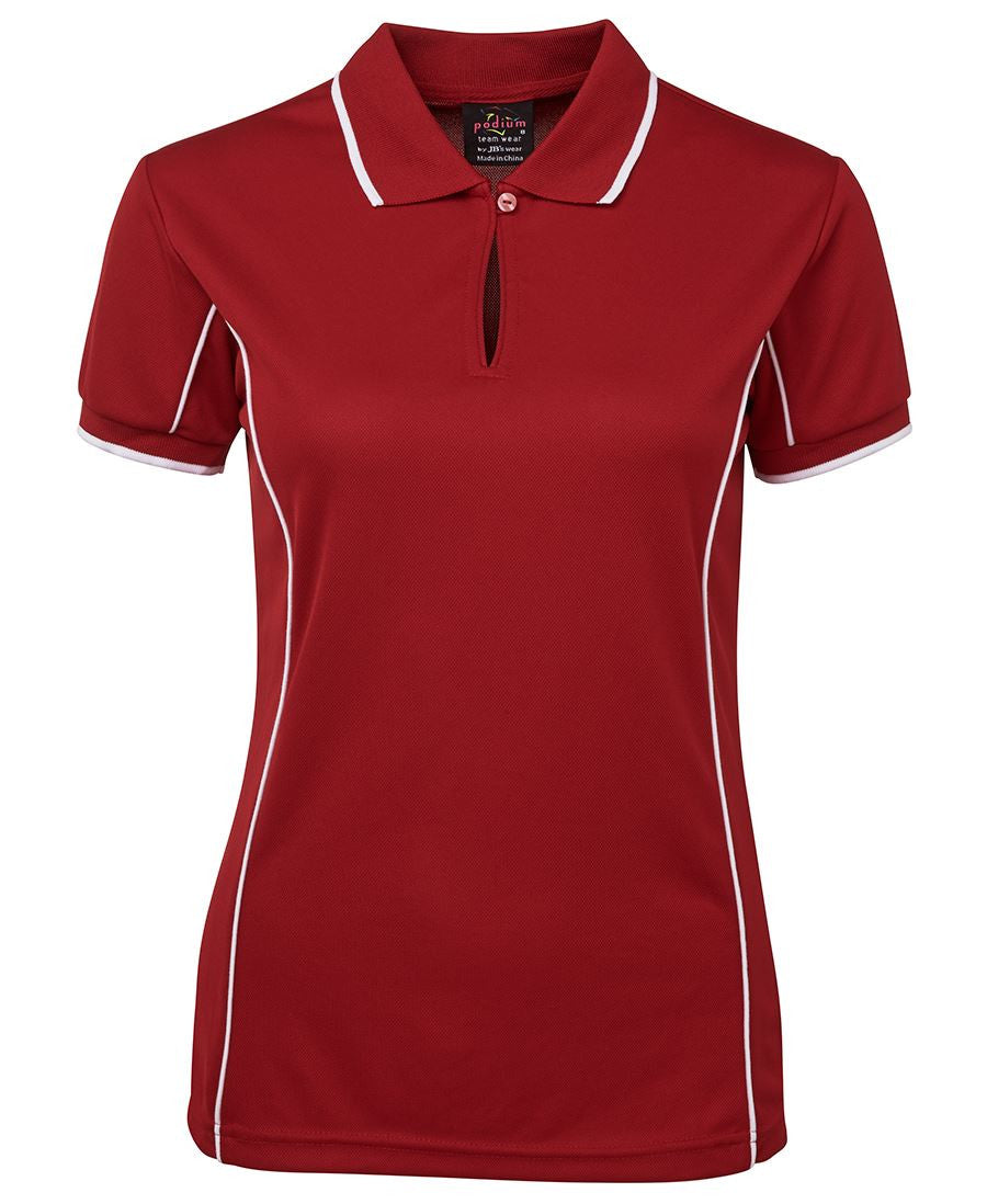 JB's Podium Ladies Piping Polo  (3rd  4 colour)-(7LPI)