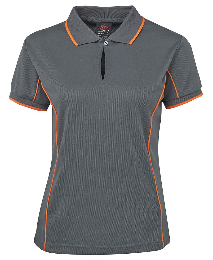 JB's Podium Ladies Piping Polo  (3rd  4 colour)-(7LPI)