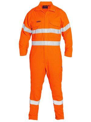 Bisley Tencate Tecasafe® Plus 700 Taped Hi Vis FR Vented Coverall (BC8085T)