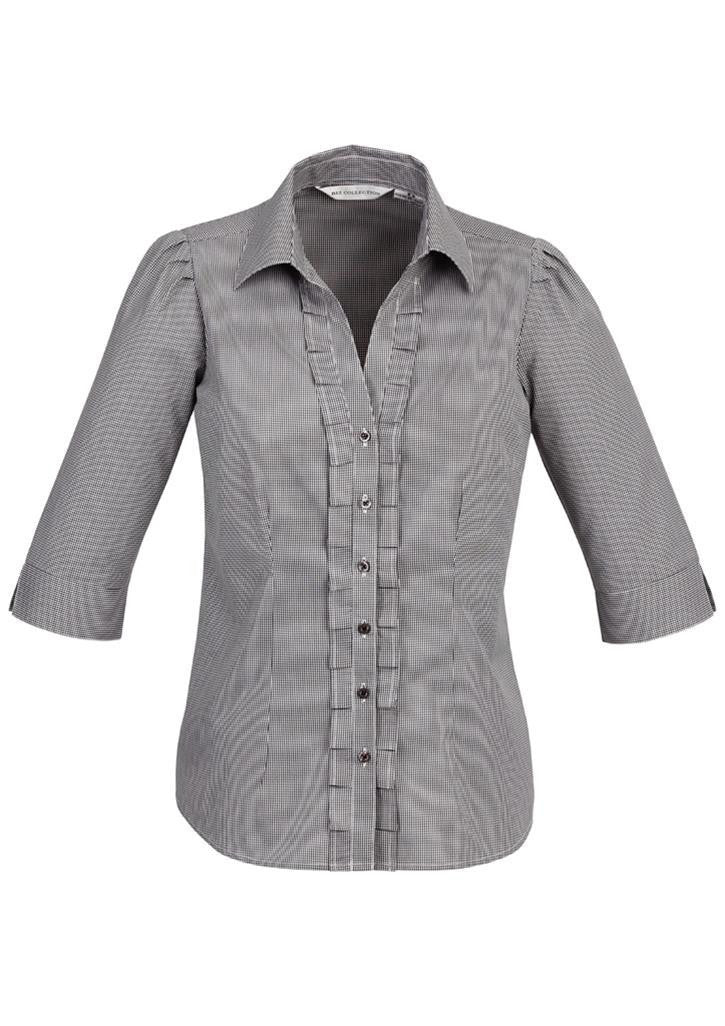 Biz Collection Womens Edge 3/4 Sleeve Shirt (S267LT)