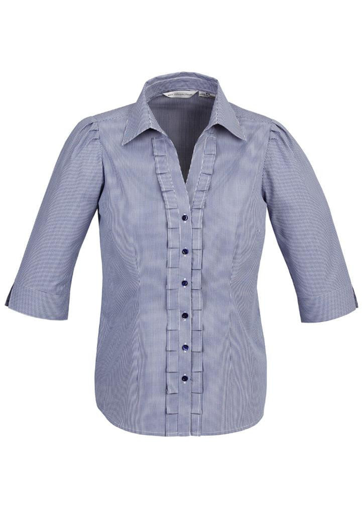 Biz Collection Womens Edge 3/4 Sleeve Shirt (S267LT)