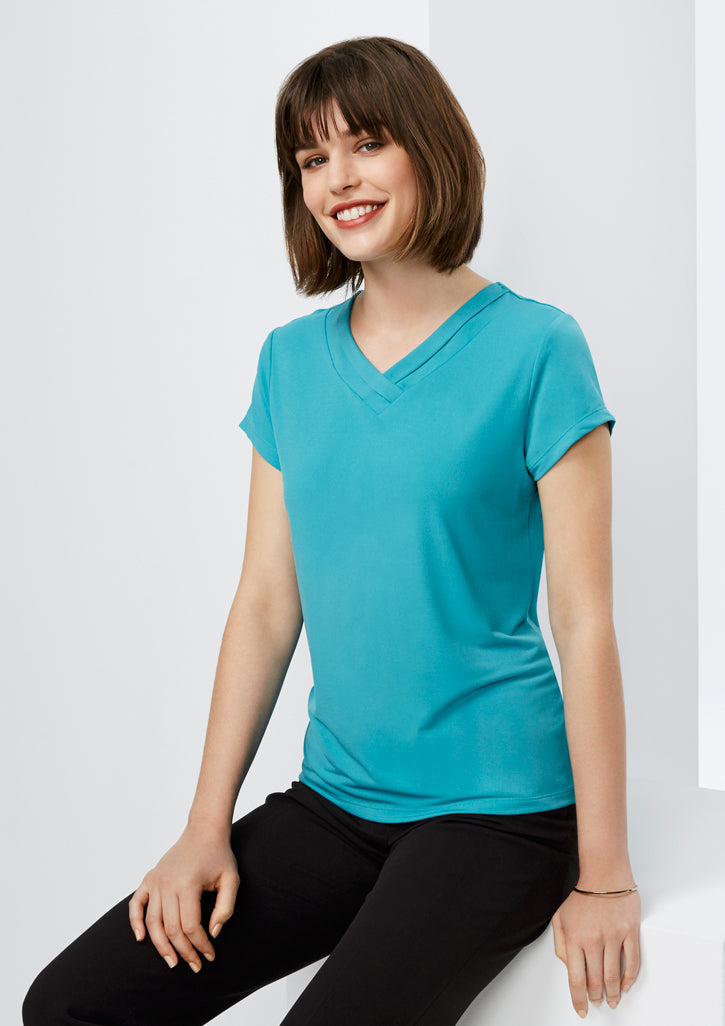 Biz Collection Ladies Lana Short Sleeve Top-(K819LS)