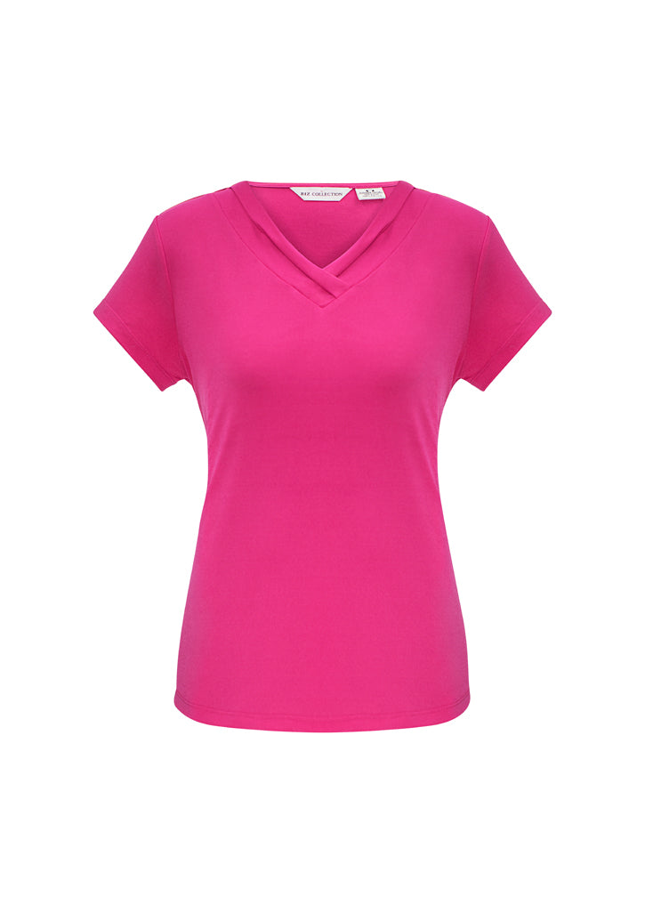 Biz Collection Ladies Lana Short Sleeve Top-(K819LS)