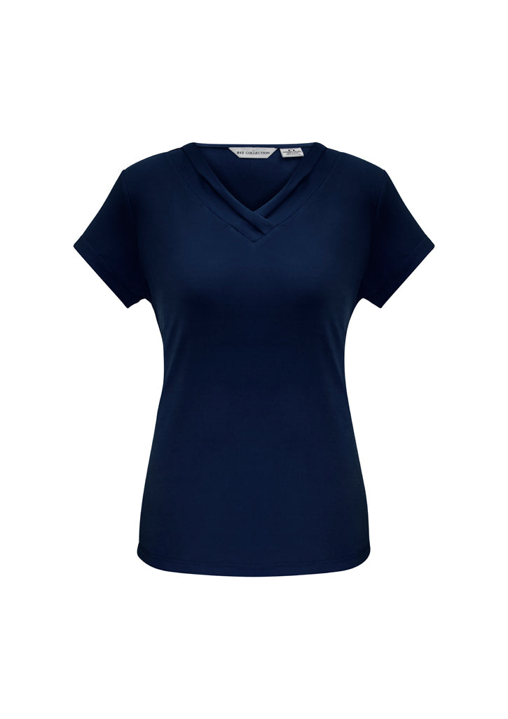 Biz Collection Ladies Lana Short Sleeve Top-(K819LS)