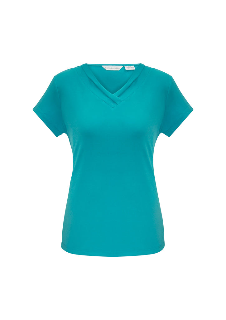 Biz Collection Ladies Lana Short Sleeve Top-(K819LS)