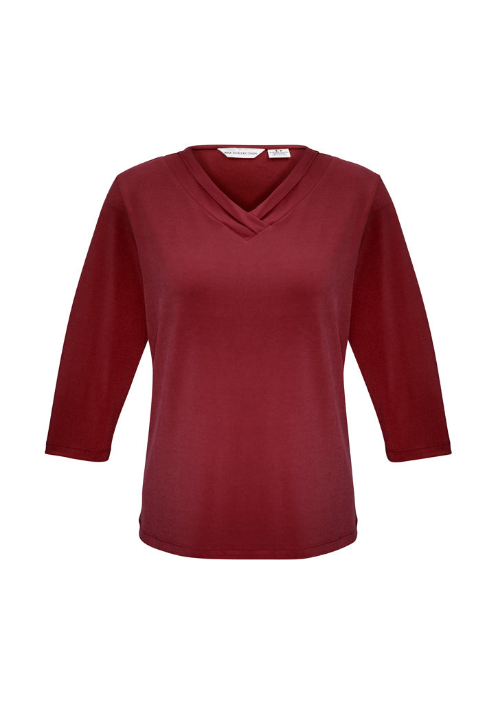 Biz Collection Womens Lana 3/4 Sleeve Top-(K819LT)