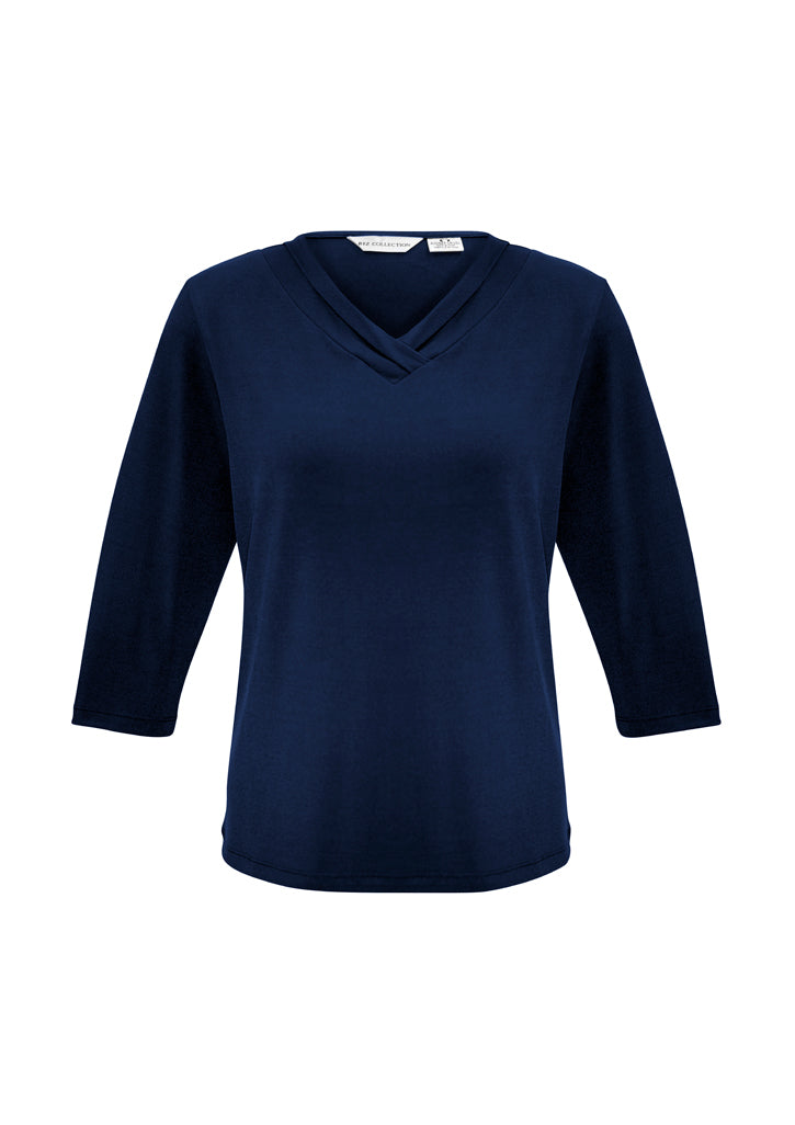 Biz Collection Ladies Lana 3/4 Sleeve Top-(K819LT)