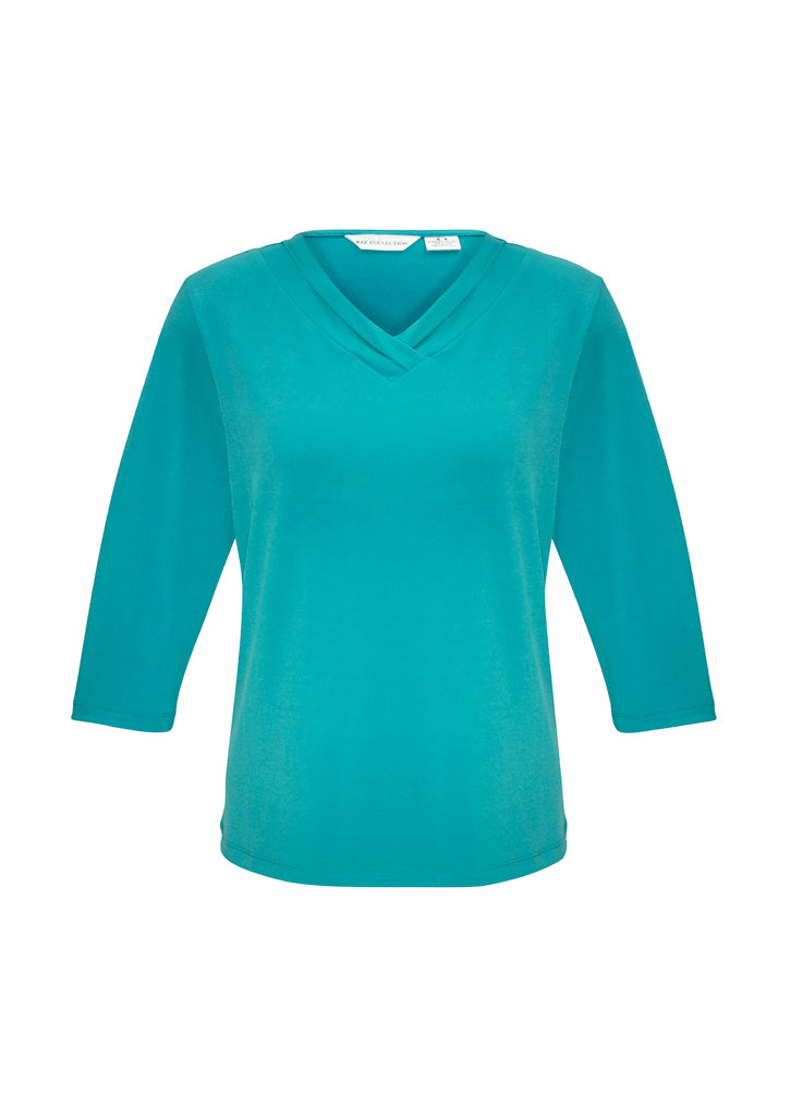 Biz Collection Womens Lana 3/4 Sleeve Top-(K819LT)