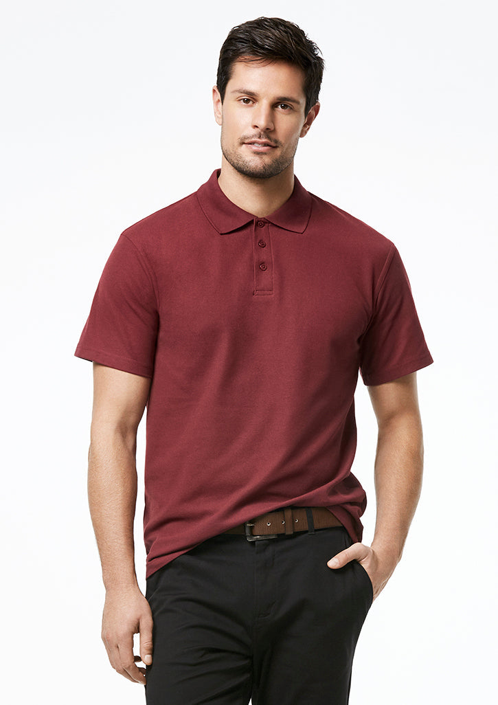 Biz Collection Mens Crew S/S Polo (P400MS)