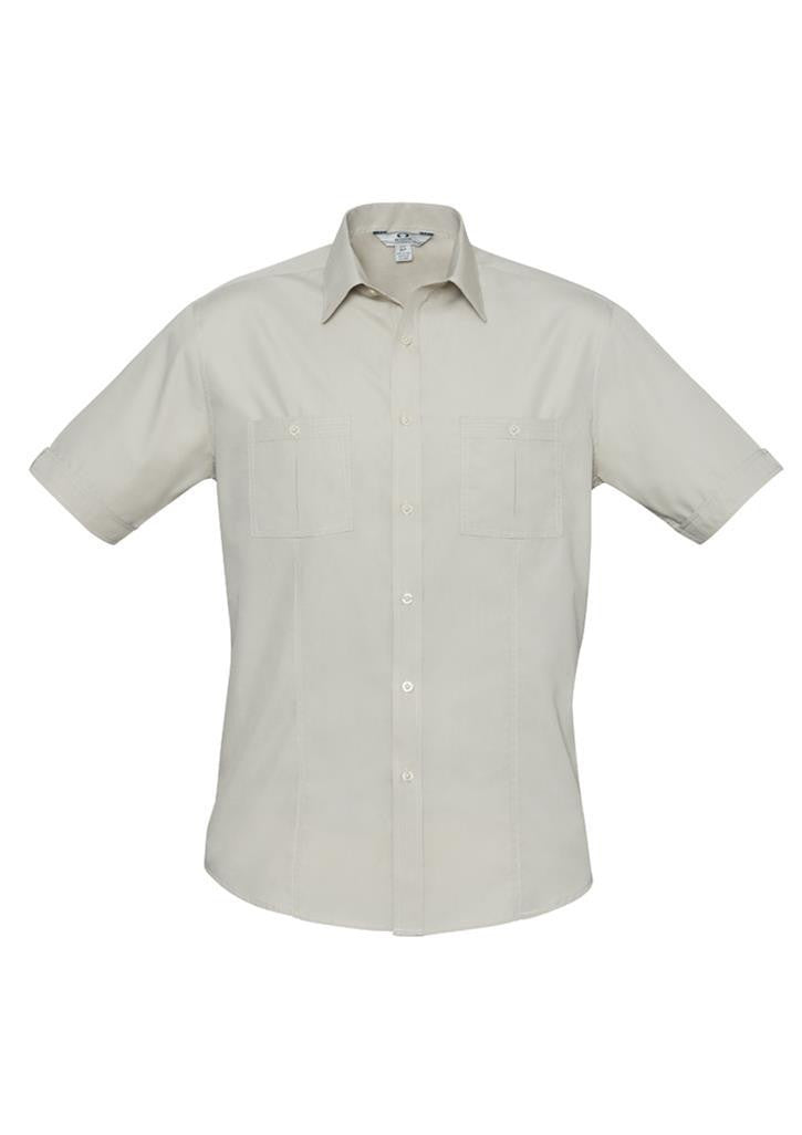 Biz Collection Mens Bondi Short Sleeve Shirt (S306MS)