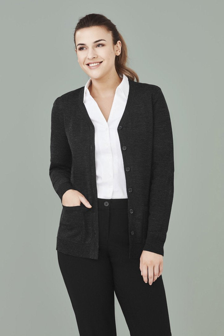 Biz Care Womens Button Front Cardigan (CK045LC)