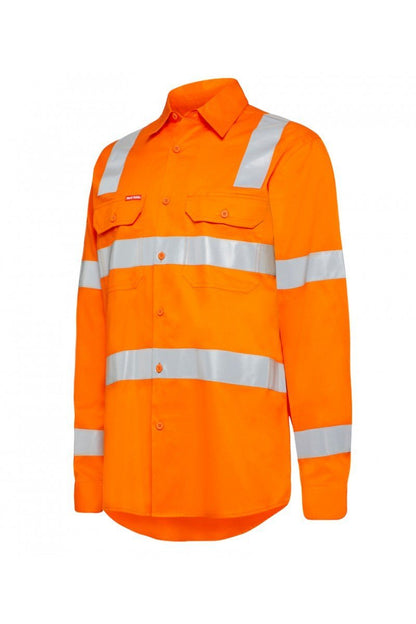 Hard Yakka Biomotion Hi-vis Taped Cotton Shirt (Y04265)