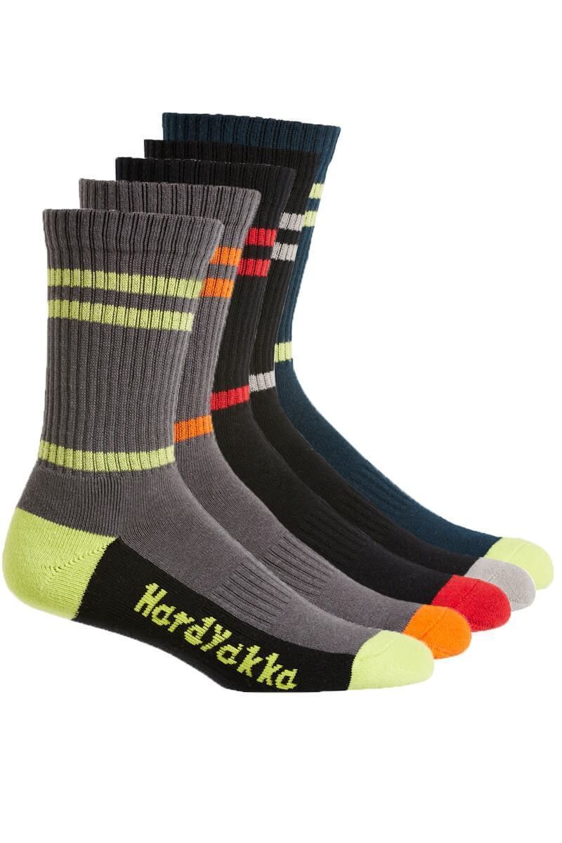 Hardyakka Cotton Crew Work Socks 5 Pack (Y20035)