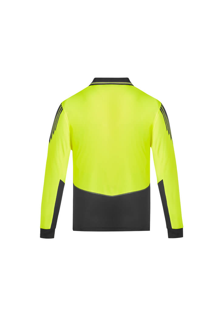 Syzmik Mens Hi Vis Flux L/S Polo (ZH310)