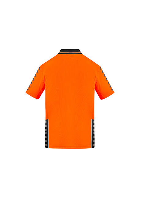 Syzmik Mens Hi Vis Komodo Short Sleeve Polo(ZH320)