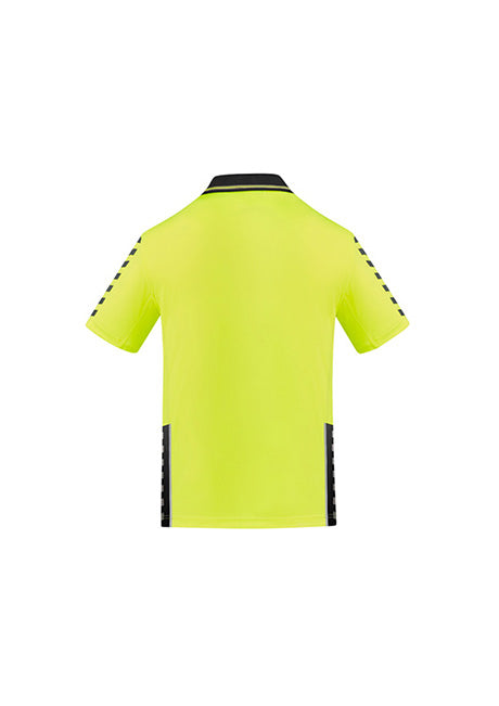 Syzmik Mens Hi Vis Komodo Short Sleeve Polo(ZH320)