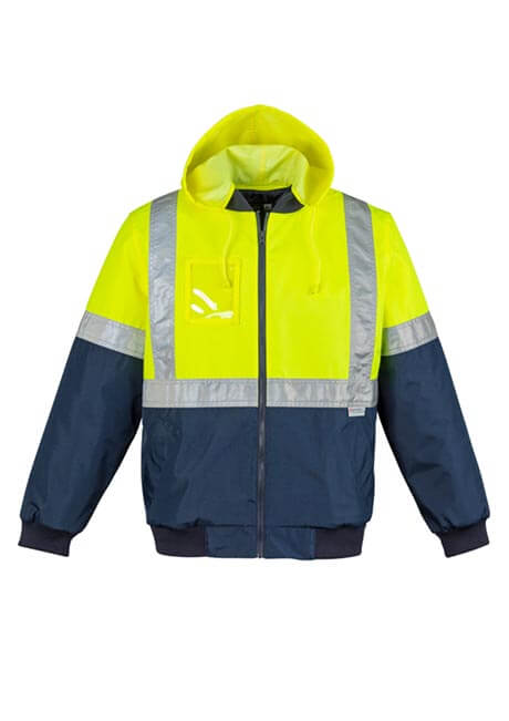 Syzmik Mens Hi Vis Quilted Flying Jacket (ZJ351)