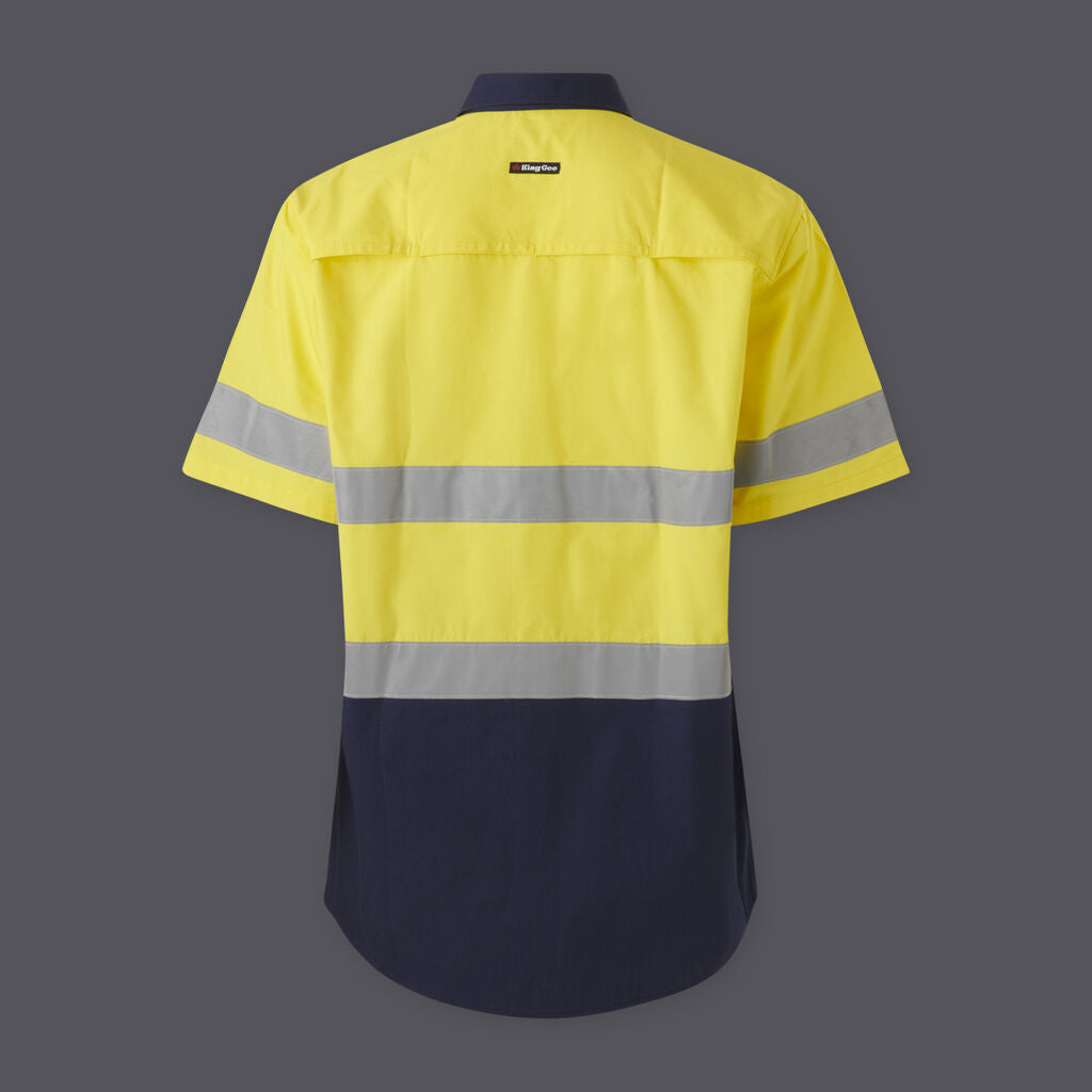 King Gee Workcool Vented Spliced Shirt Taped S/S (K54911)