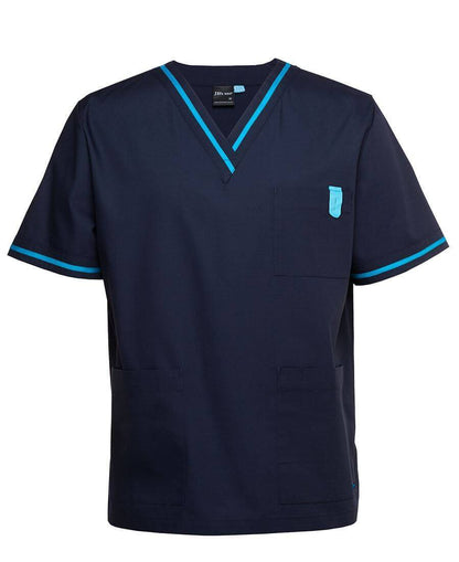 JB's Contrast Unisex Scrubs Top (4SCT)