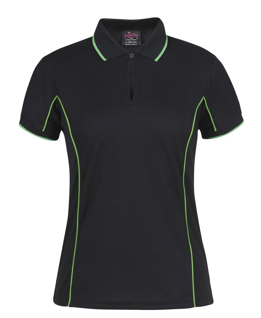 JB's Podium Ladies Piping Polo  (3rd  4 colour)-(7LPI)