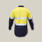 Hard Yakka  Hi-visibility Two Tone Cotton Drill Shirt With 3m Tape Long Sleeve (Y07990)