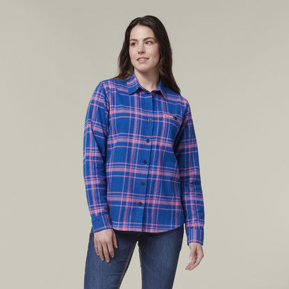 Hard Yakka Women's Check Flannie (Y08744)