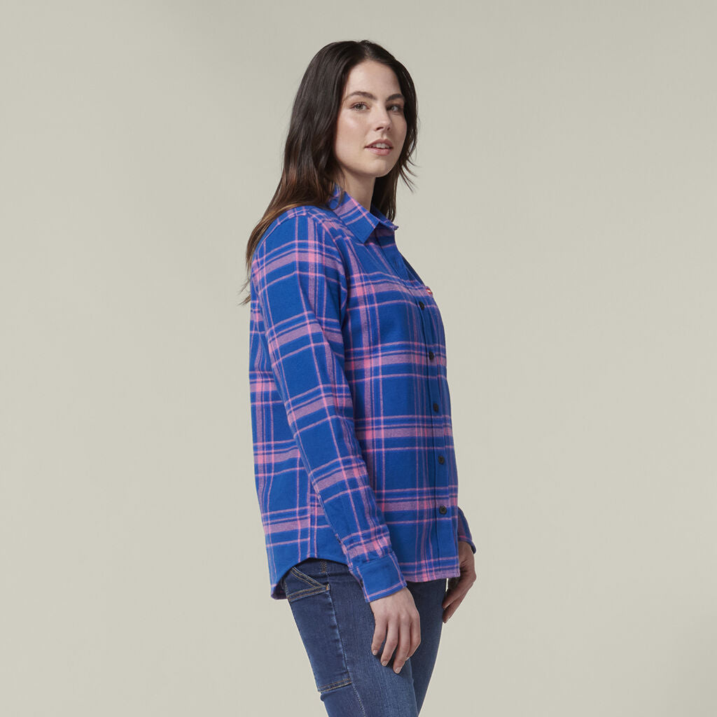 Hard Yakka Women's Check Flannie (Y08744)