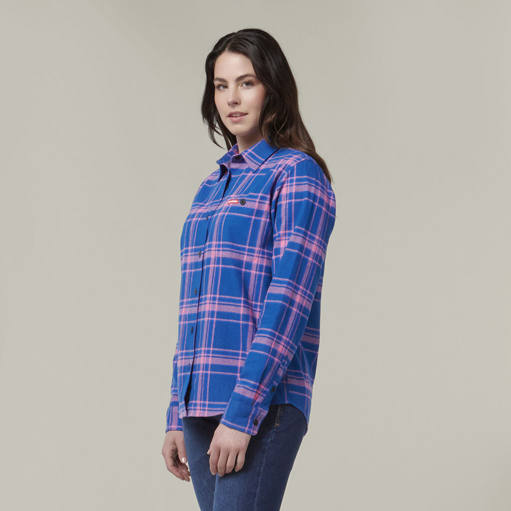 Hard Yakka Women's Check Flannie (Y08744)